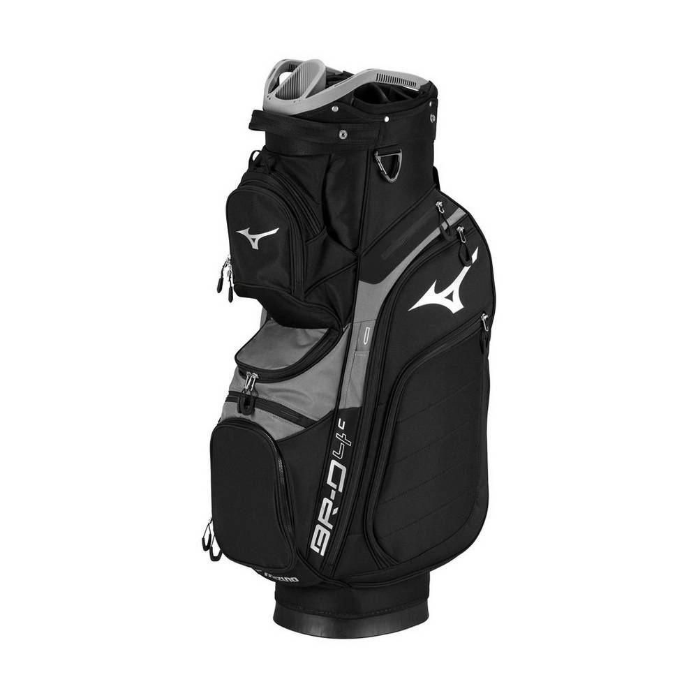 Mizuno BR-D4C Cart Férfi Táská Fekete/Szürke CPK869450